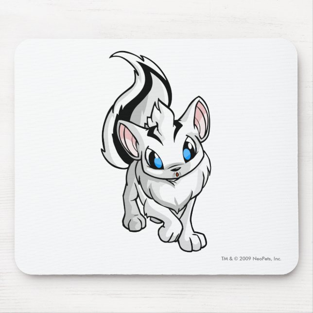 Mousepad Branco de Xweetok (Frente)
