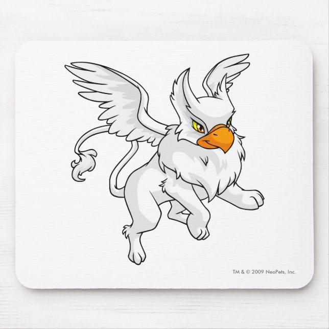 Mousepad Branco do Eyrie (Frente)