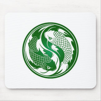 Mousepad branco green.jpg de yang do yin do koi
