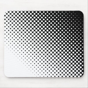 Mousepad Branco preto