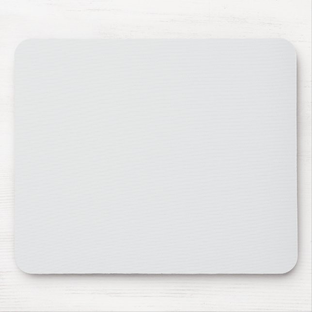 Mousepad Brancos de inverno, Fundo de cor da moda chic (Frente)