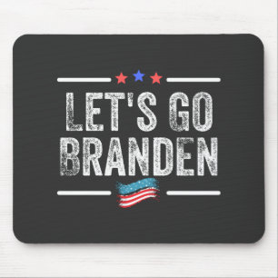 Mousepad branden conservador, bandeira engraçada anti bide