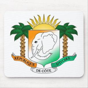 Mousepad Brasão da Costa do Marfim