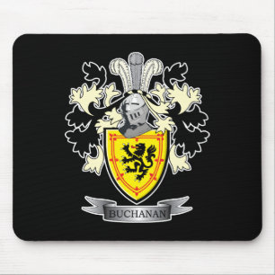 Mousepad Brasão da crista da família de Buchanan