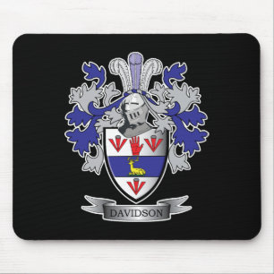 Mousepad Brasão da crista da família de Davidson