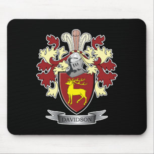 Mousepad Brasão da crista da família de Davidson