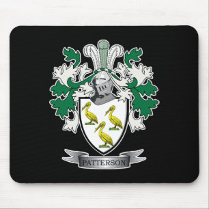 Mousepad Brasão da crista da família de Patterson