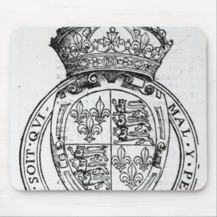 Mousepad Brasão da rainha Elizabeth mim