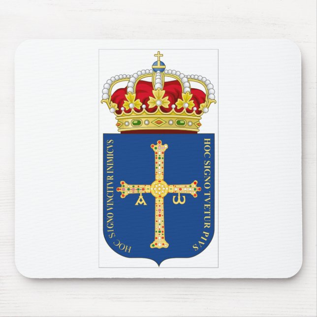Mousepad Brasão das Astúrias (espanha) (Frente)