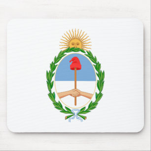 Mousepad Brasão de armas da bandeira símbolo emblema da Arg