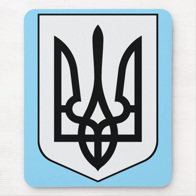 Mousepad Brasão de armas da Ucrânia (Frente)
