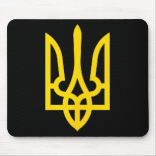 Mousepad Brasão de Armas de Volodymyr Zelenskyy Ucrânia Mil