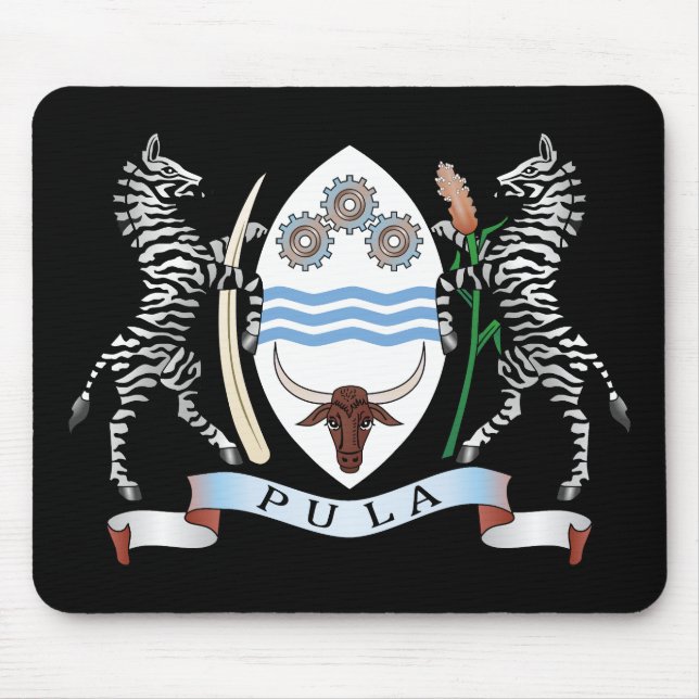 Mousepad brasão de armas símbolo emblema bandeira do país B (Frente)