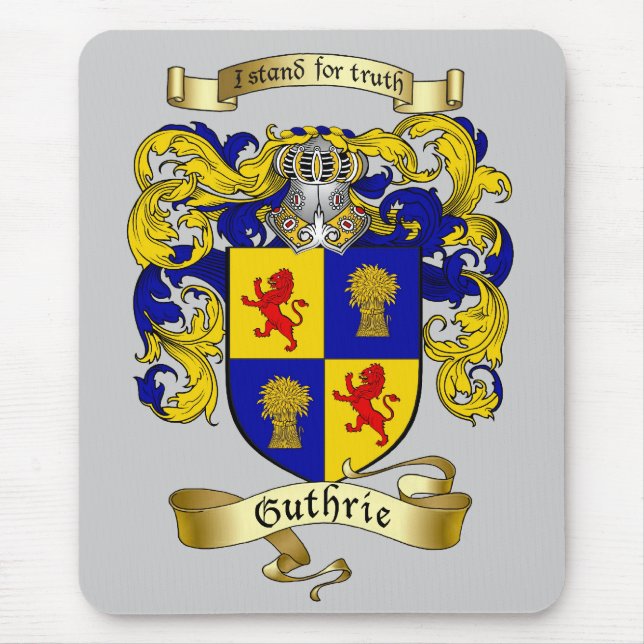 Mousepad Brasão de Guthrie (Frente)