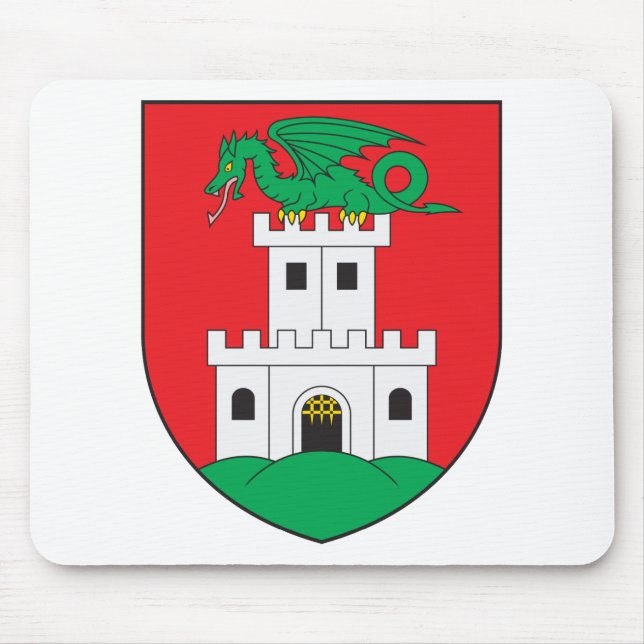Mousepad Brasão de Ljubljana (Frente)