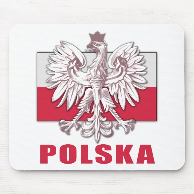 Mousepad Brasão de Polska do Polônia (Frente)
