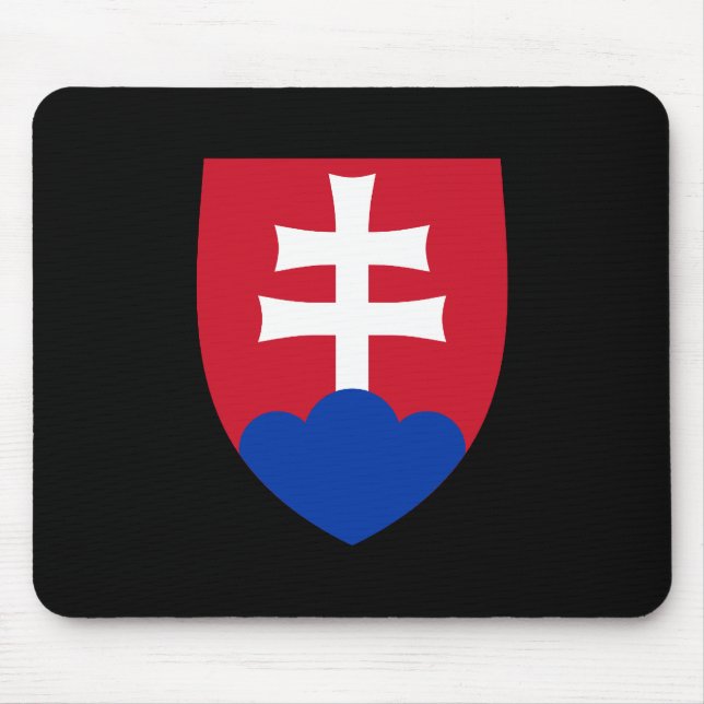 Mousepad Brasão de Slovakia (Frente)