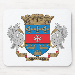 Mousepad Brasão de St Barthelemy