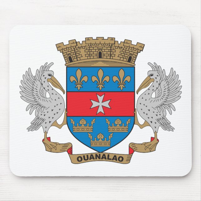 Mousepad Brasão de St Barthelemy (Frente)
