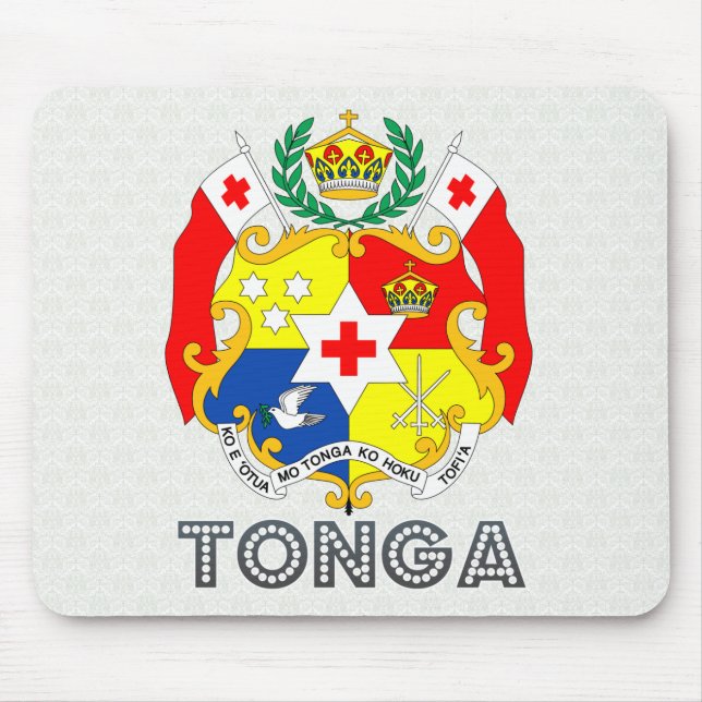 Mousepad Brasão de Tonga (Frente)