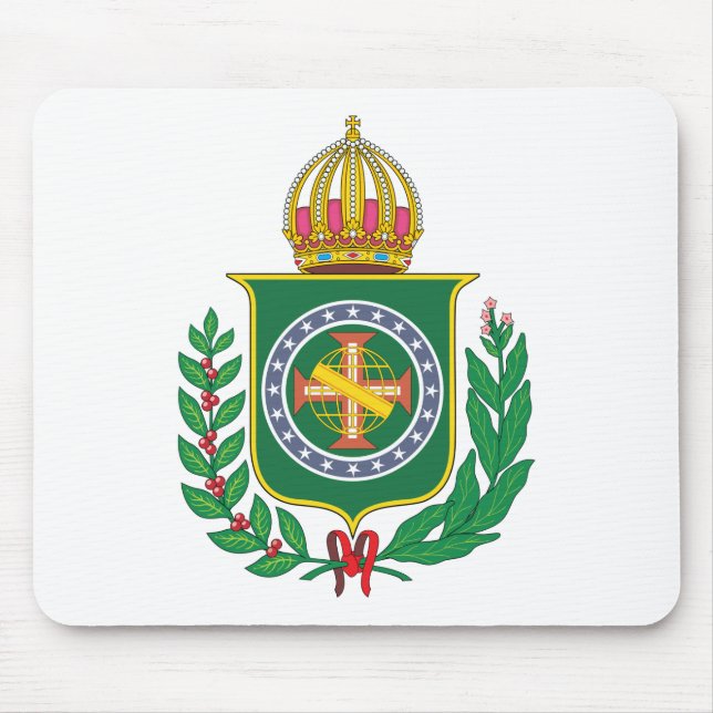 Mousepad Brasão do império de Brasil (Frente)