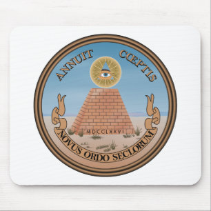 Mousepad Brasão do oficial do reverso do grande selo dos