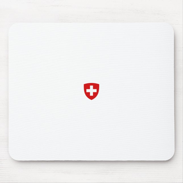 Mousepad Brasão suíça - lembrança da suiça (Frente)