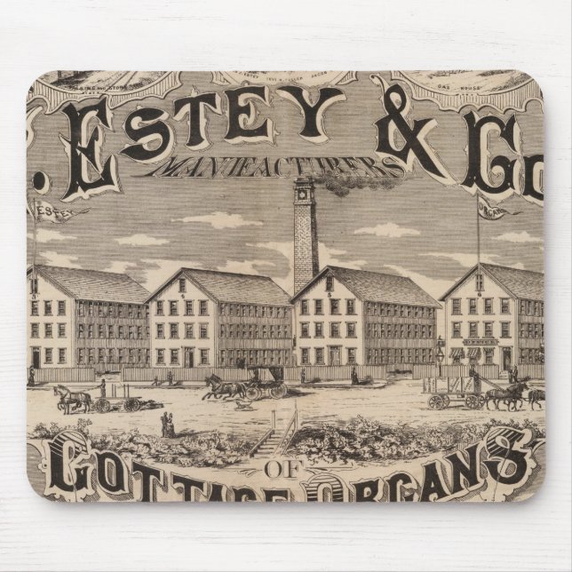 Mousepad Brattleboro Vermont (Frente)