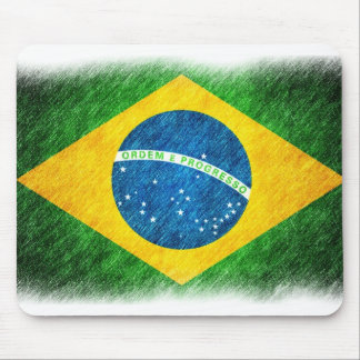 Mousepad Brazilian_Flag_Pencil_Painting
