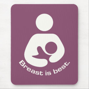 Mousepad Breast É O Melhor Ícone - Mauve