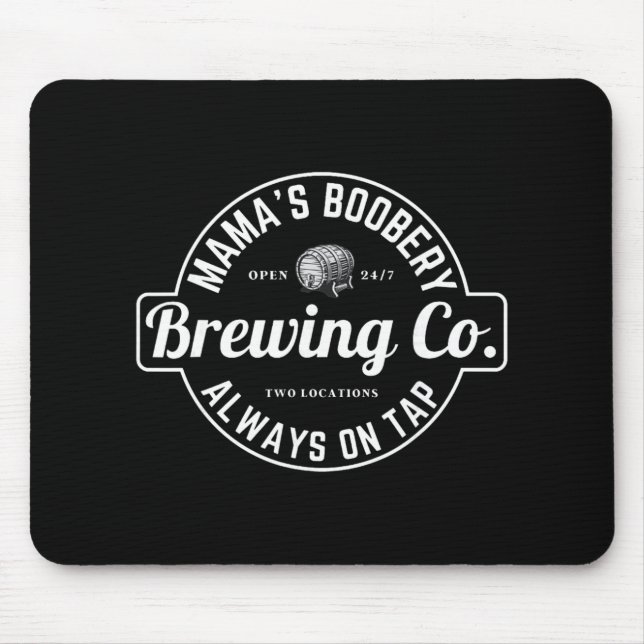 Mousepad Breastfeeding Brewery Mamas Ery New Mom Brewing  (Frente)