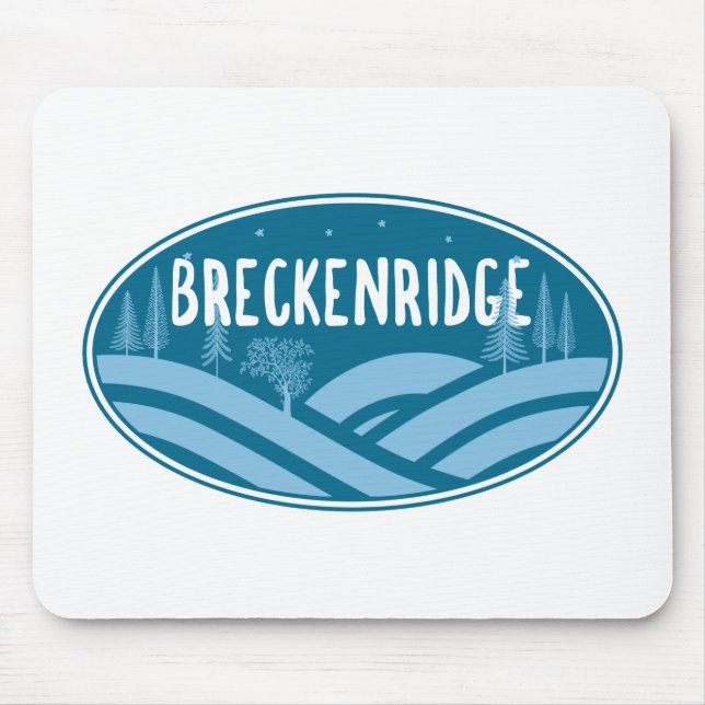Mousepad Breckenridge Colorado ao ar livre (Frente)