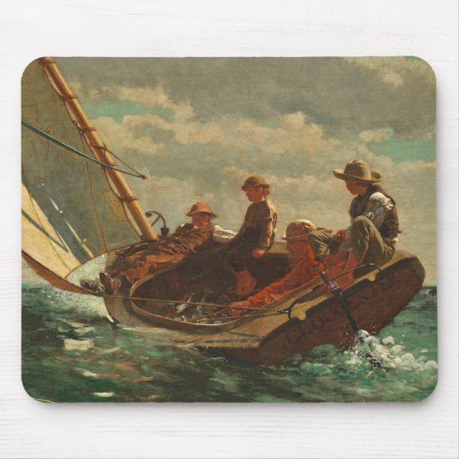 Mousepad Breezing acima (um vento justo) de 1873-76 (Frente)