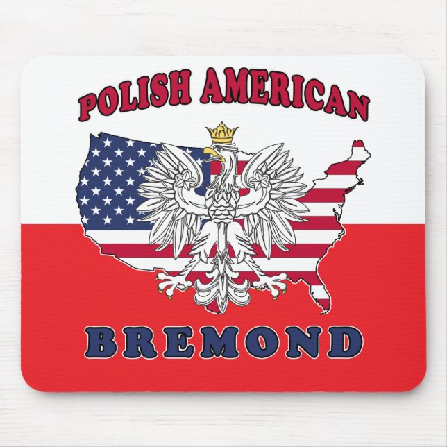 Mousepad Bremond Texas Polonês Americano (Frente)