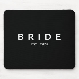 Mousepad Bride Est 2026 Bridal Shower Wedding Bachelorette