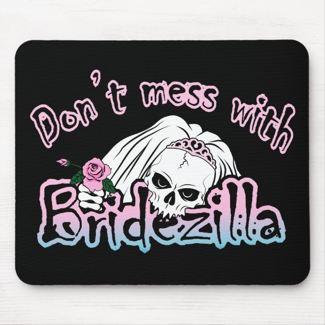 Mousepad Bridezilla Skull (Frente)