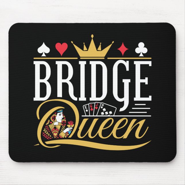 Mousepad Bridge Queen Card Women (Frente)