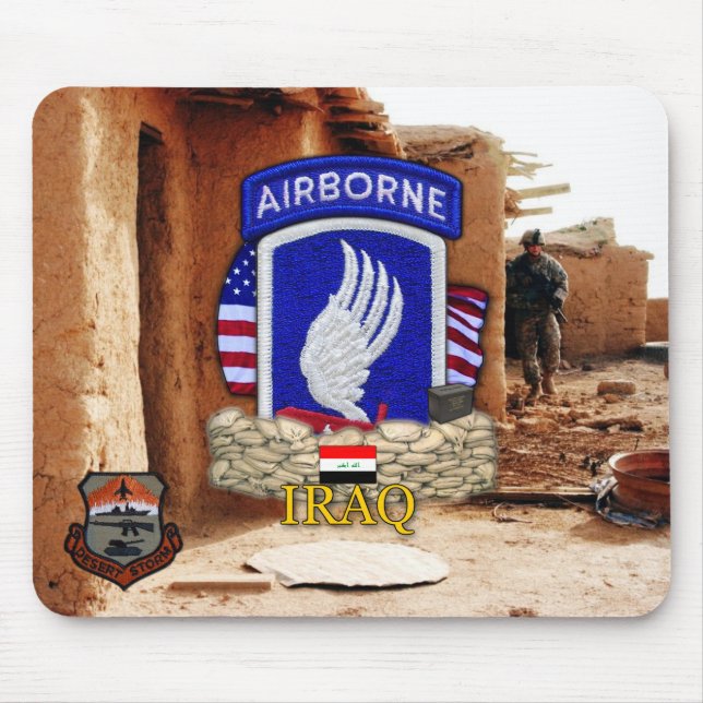 Mousepad Brigada aérea 173 Vetes de guerra do Golfo Mousepa (Frente)