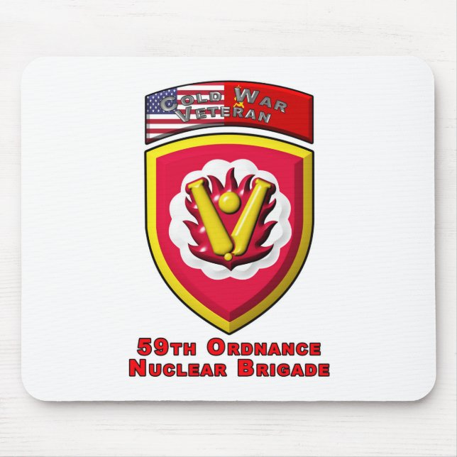 Mousepad Brigada Nuclear de 59.ª Ordança Icônica (Frente)
