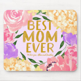 Mousepad Bright Floral Melhor Mãe Dia de as mães