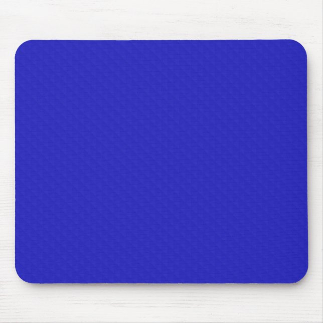 Mousepad Brilhante azul néon sólido texturizado. (Frente)