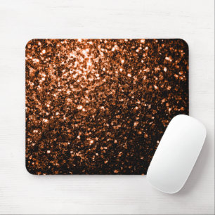 Mousepad Brilhante brilho cor-de-rosa laranja de bronze bri