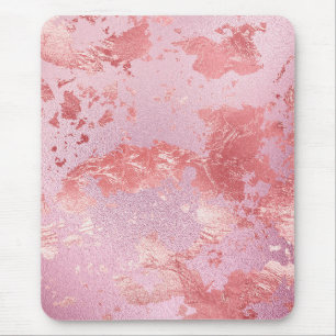 Mousepad Brilhante Lamina Metálica Rosa Glamurosa