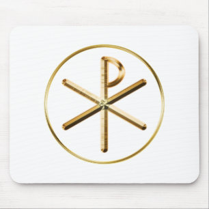 Mousepad Brilho Chi-Rho
