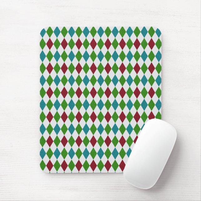 Mousepad Brilho de Diamante Multicolor (Com mouse)