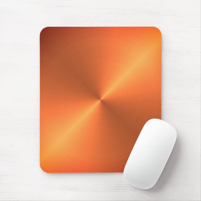 Mousepad Brilho de Ferrugem Laranja (Com mouse)