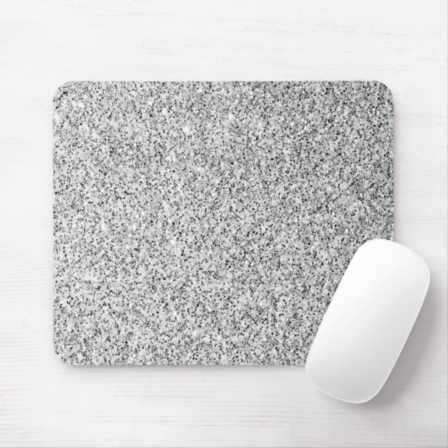 Mousepad Brilho de luz cinza prateado (Com mouse)