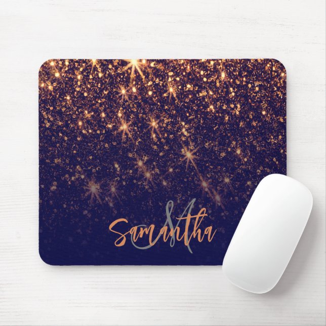 Mousepad Brilho do Ouro Sparkle (Com mouse)
