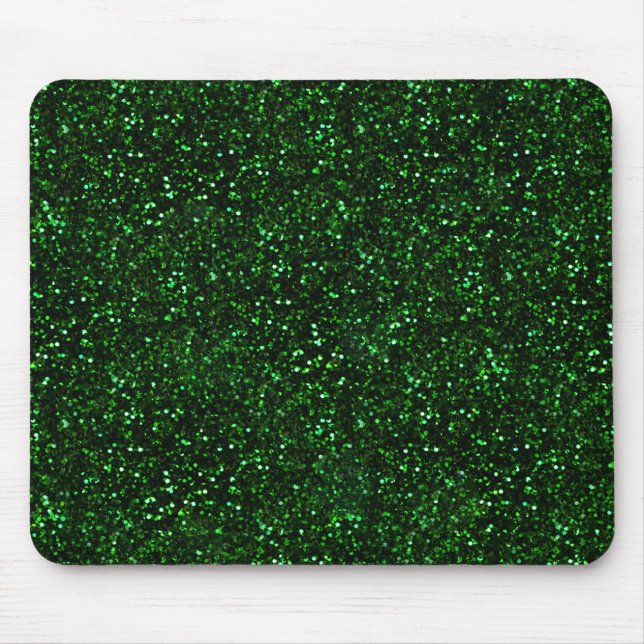 Mousepad Brilho escuro do verde esmeralda (Frente)
