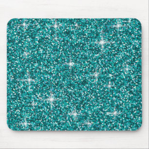 Mousepad Brilho teal iridescente